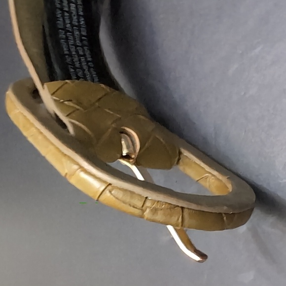 MNG Mango Women's Braided Green Belt,Size M. - Picture 5 of 9